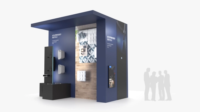 Booth elements dedicated for kitchens, created for Schott for their event booth in China at CIIE, created by Lampyon